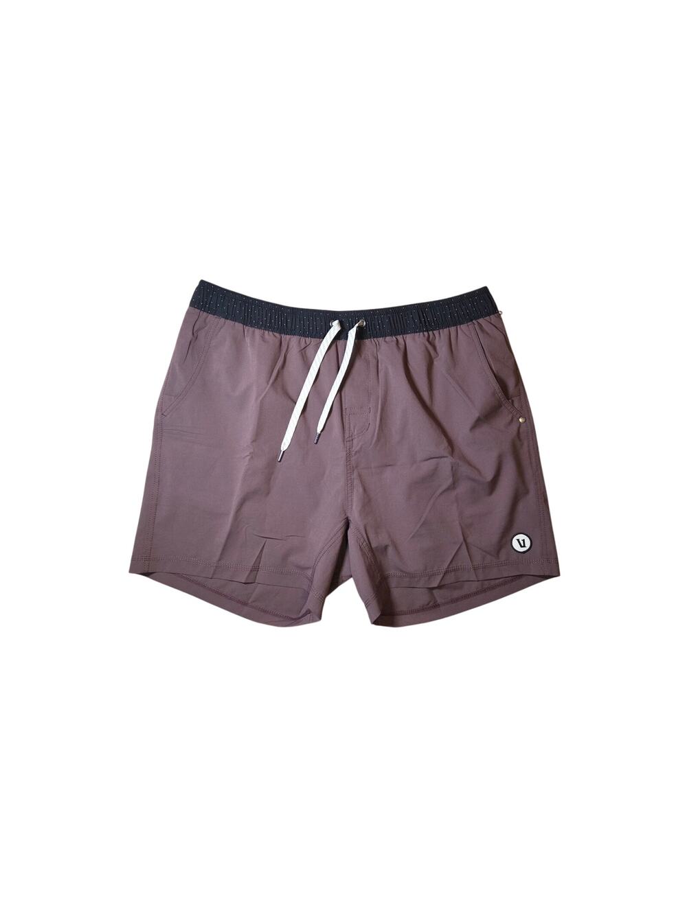 Vuori Kore Short Lined 5" Men's sz XXL Style #V367  Mauve, Black Waistband